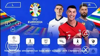 Play eFootball PES 2025 PPSSPP Mod EURO 2024 & COPA AMERICA New Update Kits & Squad