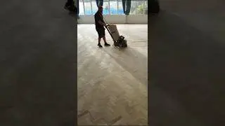 The janitor tried to sand the floor 😱