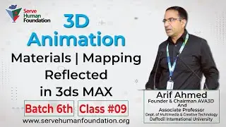 Materials | Mapping and Reflected in 3ds MAX | Freelancing Bangla Tutorial | Batch 6th | Class 09