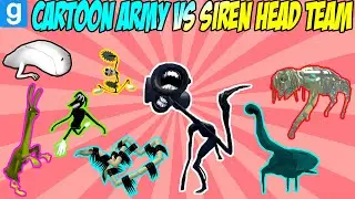 CARTOON CAT ARMY vs SIREN HEAD PACK! - Garry's Mod Sandbox