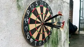 How To Make Darts Game from Cardboard
