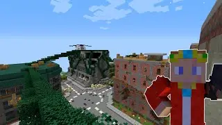 перестрелка в заброшенном городе I minecraft перестрелка с модами!