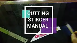 Cutting Sticker Manual Bahan Vinyl - Jasa Desain, Sticker, & Edit Foto 085227850894