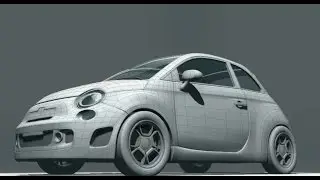 Maya 3d car modeling part 3