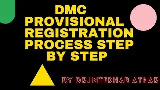 How to Apply For Internship in Delhi after passing FMGE-step by step|DMC provisional registration.