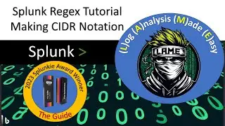Splunk Regex Tutorial | Creating CIDR Notation from IP Addresses