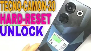 Tecno Camon 20 Hard Reset | Tecno Camon 20 (ck6n) Password And Pattern Lock Unlock 100% Working