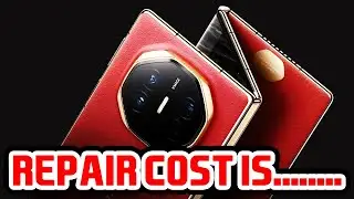 THIS IS THE INSANE AMOUNT IT COST TO FIX THE INSIDE DISPLAY OF HUAWEI'S NEW TRI FOLDABLE CELLPHONE!!