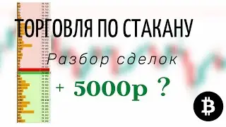 СДЕЛКА НА ПРОБОЙ УРОВНЯ ПОДДЕРЖКИ | скальпинг по стакану | разбор сделок | Cscalp