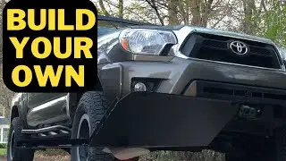 Tacoma skid plate build // off-road fabrication