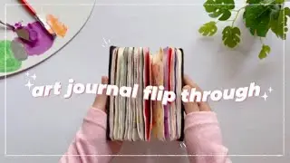 ✨art journal flip through✨ // 2020📚🎨