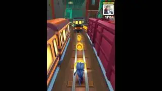 subway surfer on Samsung Galaxy s5 (HD)