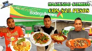 WE MADE DIFFERENT DISHES WITH ONLY $25 PESOS EACH!