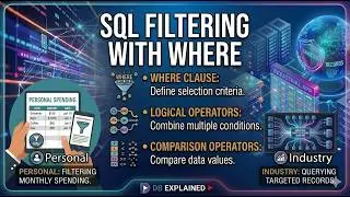 SQL WHERE Clause Explained | Filtering Data with Logical and Comparison Operators
