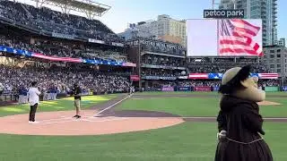Niko Jaquez - National Anthem (Star Spangled Banner) - San Diego Padres vs NY Mets game 8/22/24