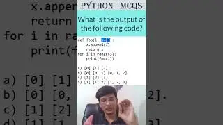 Python MCQs Explained Quickly | 1-Minute Python Tips #infytqmcq #infytq #pythonprogramming #python