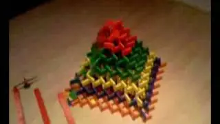 domino pyramid - new stones! (8x9)