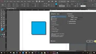 Putting Effects with  Transparency in Adobe Indesign CC 2018 tutorial
