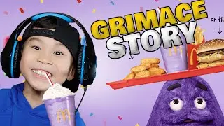 Grimace Shake Story on Roblox! Good and Bad Ending!