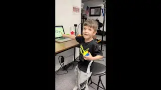 MY SON JUST SOLVED THE RUBIK'S CUBE FOR THE FIRST TIME WITHOUT ANY HELP!!!