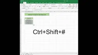 Shortcut To Remove Time From Date In Excel 