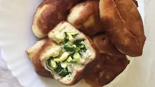Летняя начинка для пирожков. Лук с яйцами