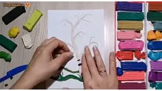 Мастер-класс по лепке: "Береза" Автор:  Скороходова О. А.