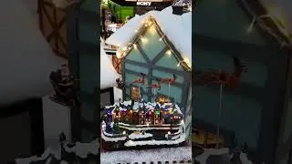 Зимний городок в ТРЦ Мега в Алматы.