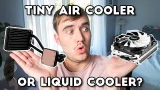 Tiny CPU Air Cooler vs. Liquid Cooler!