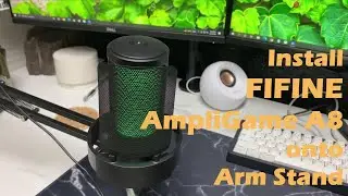 [Tutorial] of Installing FIFINE AmpliGame A8 onto An Arm Stand 