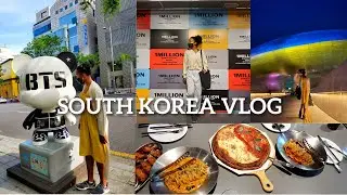 SOUTH KOREA VLOG | 1million dance studio, BTS pop-up event, shopping haul