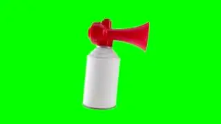 AirHorn (Corneta ou som de partida) Green Screen (chroma key)