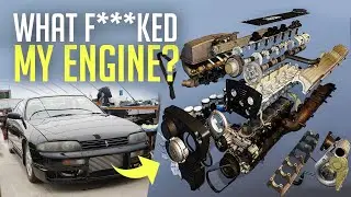 my dream skyline is destroyed - RB25 engine teardown