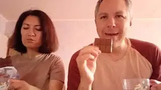 МУКБАНГ. КУШАЕМ ШОКОЛАДКИ МИЛКА С ФУНДУКОМ И ПЬЁМ ЧАЙ