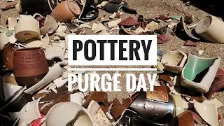 Pottery Purge day ft Lindsey's Mom.