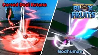 Roblox - Showcase Cursed Dual Takana & Godhuman - [🐯🍩UPDATE] Blox Fruits