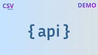 Generate an API from CSV