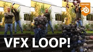 Create Looping VFX Animation with Blender!
