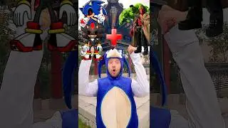Sonic and Shadow EXE + Hellboy and Hulk = Marvel Animation #sonic #marvel #avengers