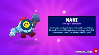 UNLOCK NANI!!! Brawl stars