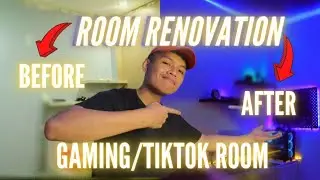 (FINALLY) Transforming My Room into a Dream Gaming/Tiktok Set Up | Aro Munoz