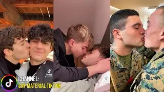 GAY COUPLE TIKTOKS COMPILATION #25 / Gay sweet love 🌈🍌⚡️