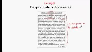 présenter un document en histoire géographie