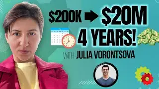 B2B SaaS Success $200K to $20M in 4 Years with Julia Vorontsova - EP395