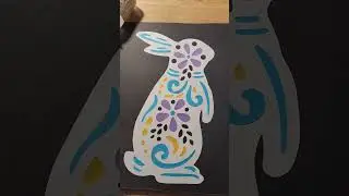Silhouette cameo: Easter Bunny