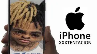 iPhone X but instead it's iPhone XXXTENTACION