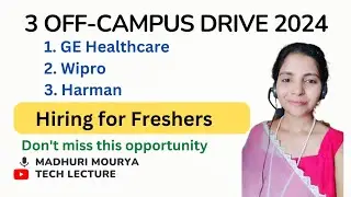 Off-Campus Drive 2024 | Freshers hiring for intern + Job @techlecture #trending #viralvideo