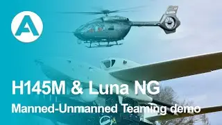 H145M & Luna NG Manned-Unmanned Teaming demo