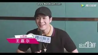 [SUB ESPAÑOL][09/08/17] Jackson Wang en una entrevista para  娱乐生鲜
