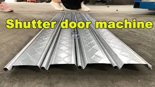 How shutter door install? Shutter door roll forming machine | rolling shutter roll forming machine
